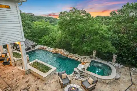 Resort-style Living in Desirable Barton Hills