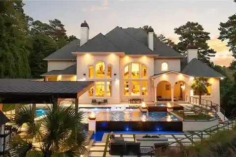 Luxurious Living on 2.5 Wooded Acres