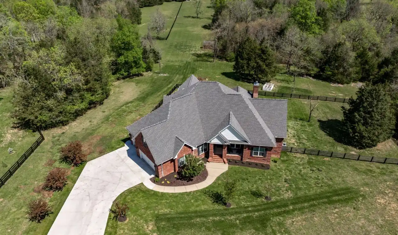 Private Custom Home Overlooking Five Fenced Acres