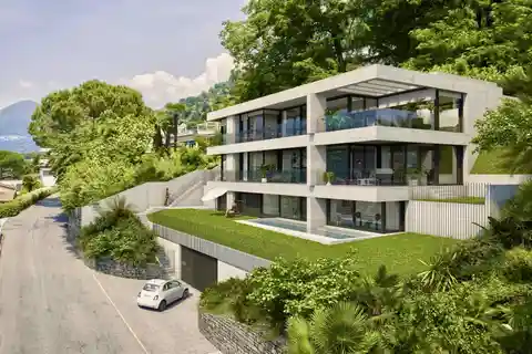 Tranquil Contemporary Residence Close to the Center of Lugano
