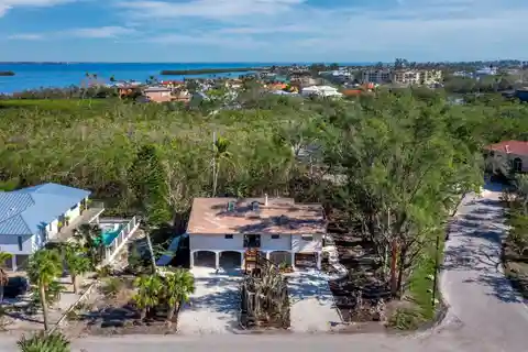 Elevated Waterfront Home on the North End of Longboat Key