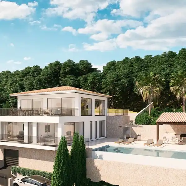 NEWLY BUILT VILLA WITH PANORAMIC VIEWS IN GALILEA