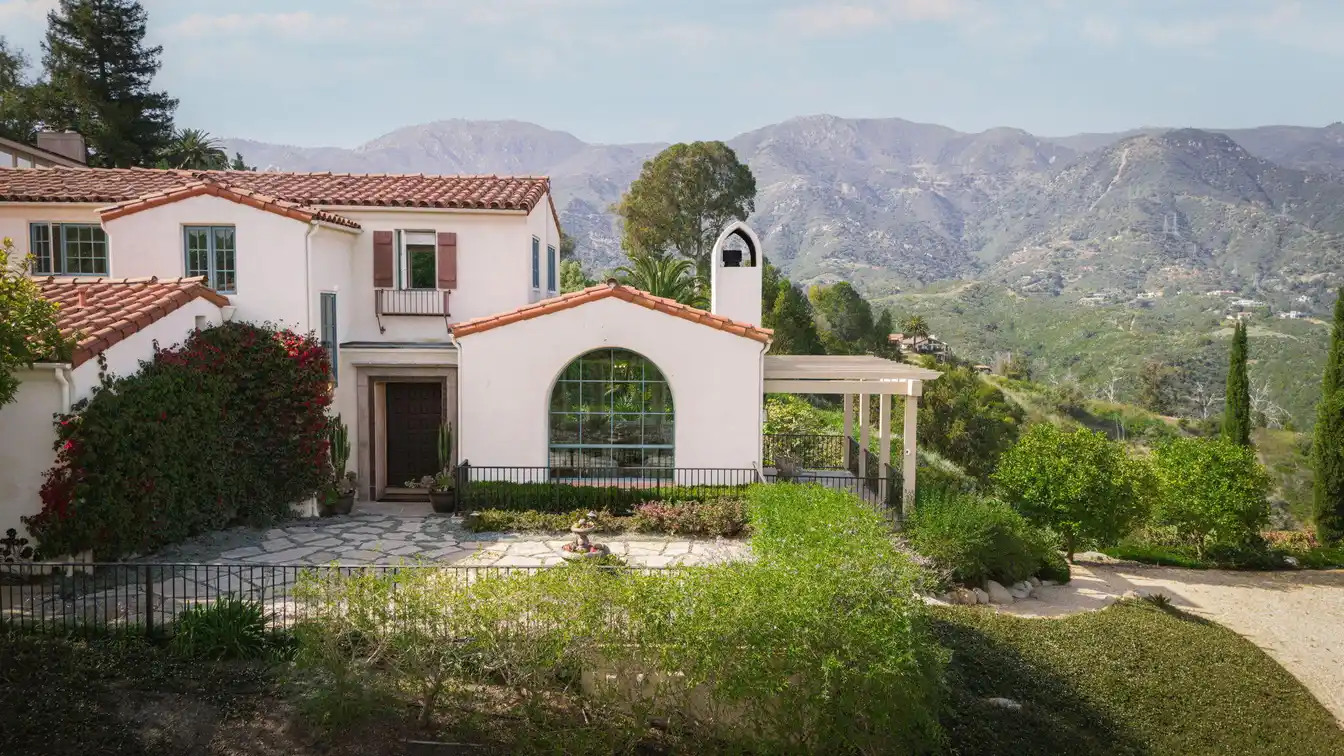 Mediterranean Home Nestled Atop the Riviera