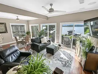 Modern Lakefront Home with Stunning Water Views