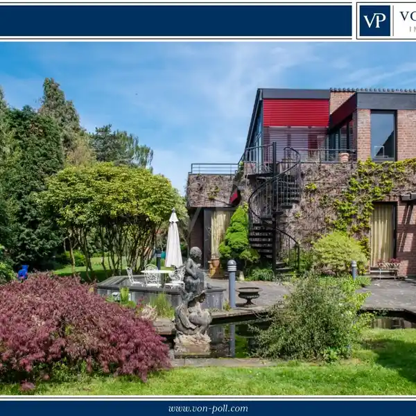 WELL-MAINTAINED ARCHITECT'S VILLA IN AN IDYLLIC AREA