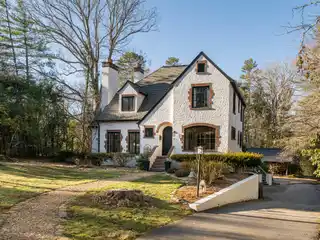 Sophisticated Modern Tudor Home in Biltmore Forest