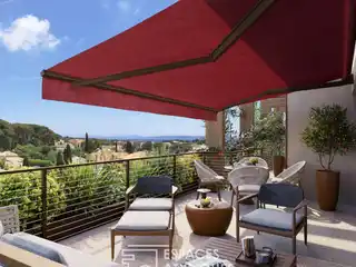 Atypical Apartment with Terrace, Sea View and Shops on Foot