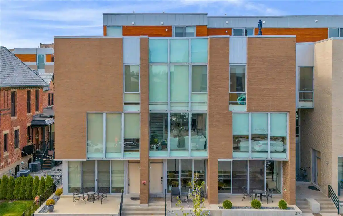 Brush Park Townhouse with Private Rooftop Spaces