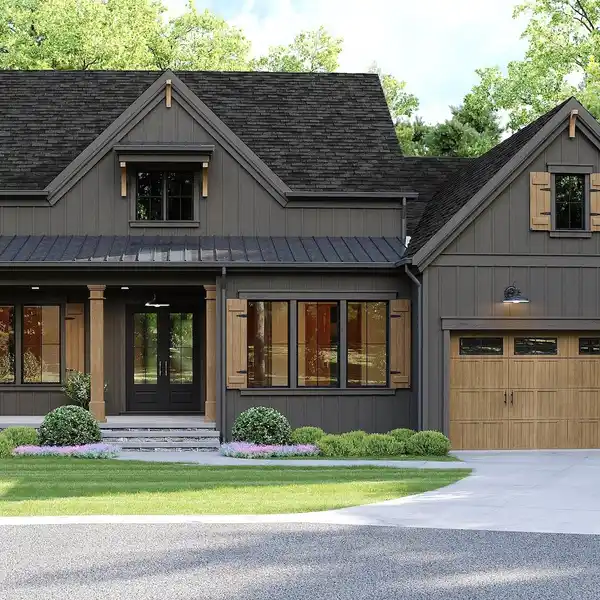 MOUNTAIN MODERN WITH VAULTED GREAT ROOM