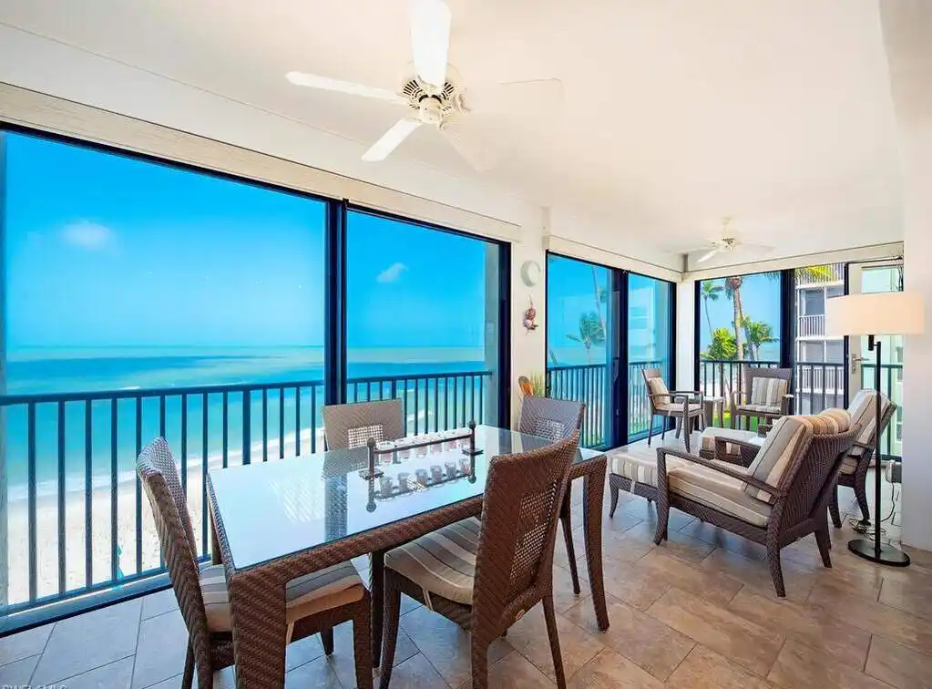 Beachfront End Unit with Sweeping Gulf Views