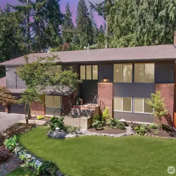STUNNING SPLIT-LEVEL ON A PARK-LIKE LOT