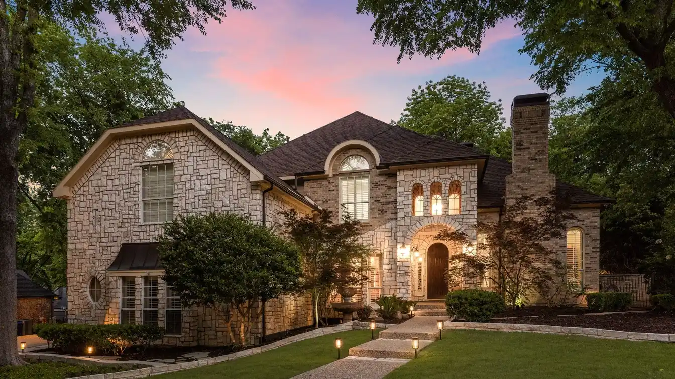 Custom Built Stone and Brick Home