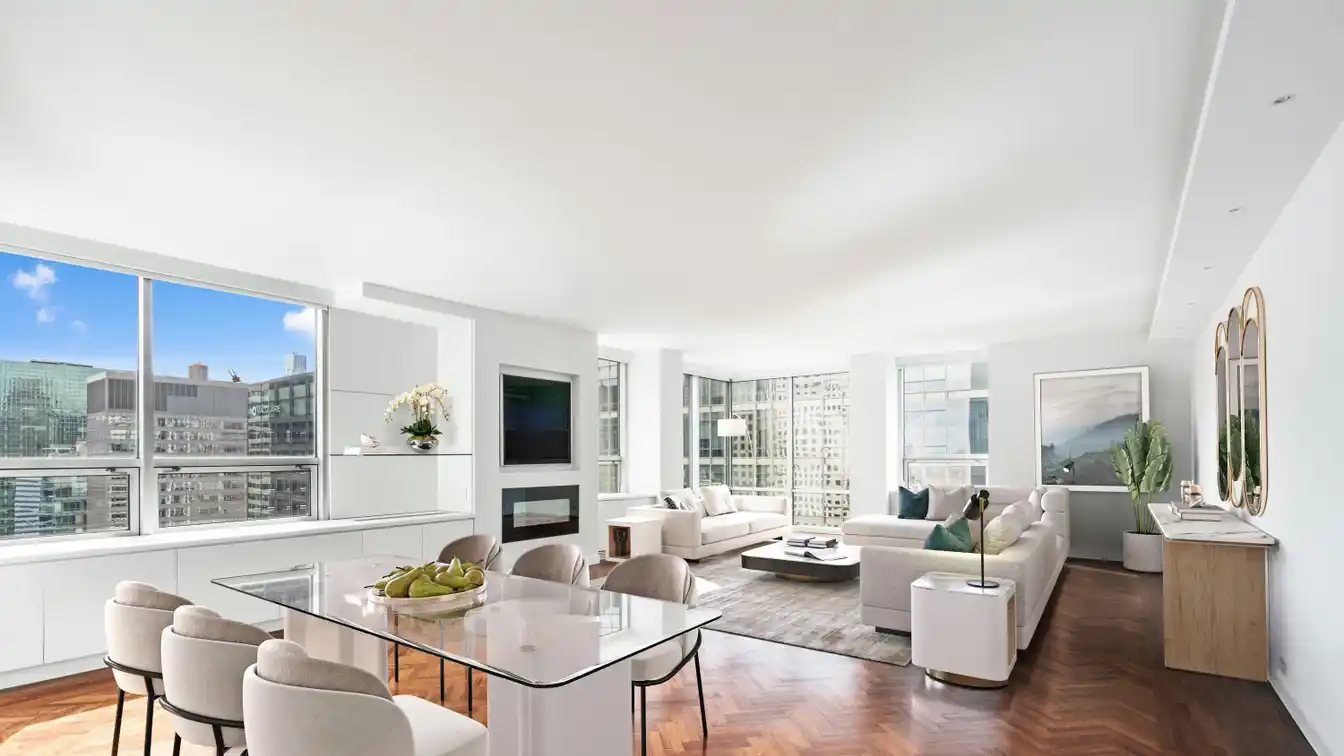 High-floor Corner Rental with Exciting Skyline Views