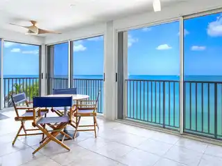 Beachfront End-unit Condo with Gulf Views