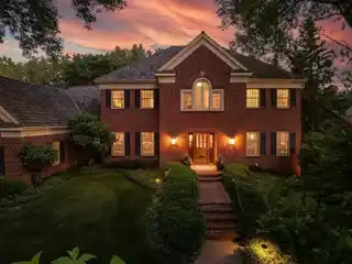 Grand Red Brick Colonial