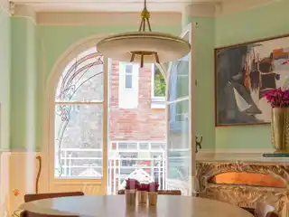 Architectural Landmark Apartment with Balcony Charm