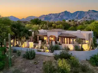 Spanish Colonial Masterpiece in Hacienda Del Sol Estates