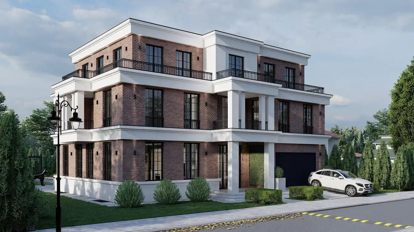 Residence in a Gated Complex with a Pool