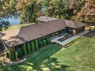 Magnificent Lakefront Retreat with Luxe Entertaining Spaces
