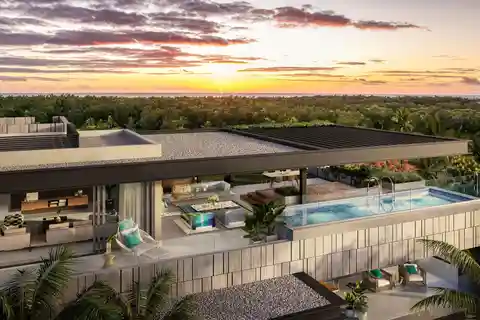 Elevated Tropical Elegance with Panoramic Horizon Views