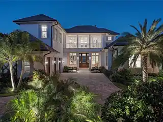 Impeccable Luxury Home with Wide Vistas of Doubloon Bay