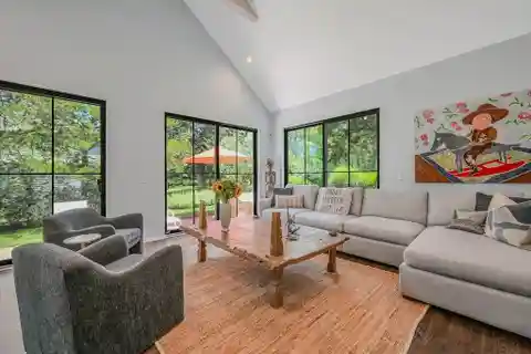 Sunlit Hamptons Escape with Designer Finishes