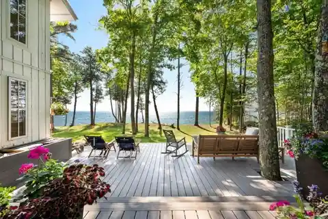 Lakefront Living with Custom Finishes Throughout