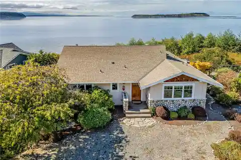 Thoughtfully Remodeled Waterfront Cape George Home