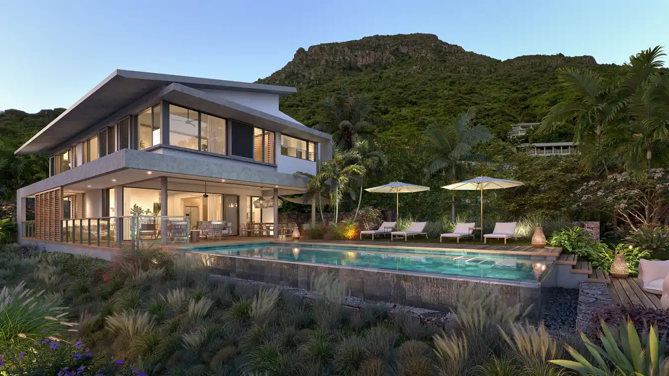 Sumptuous Blue Vista Villa
