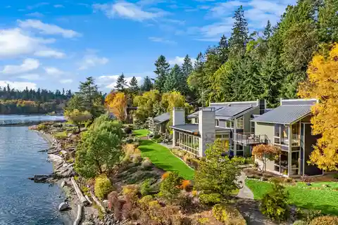 Architectural Masterpiece at Water's Edge