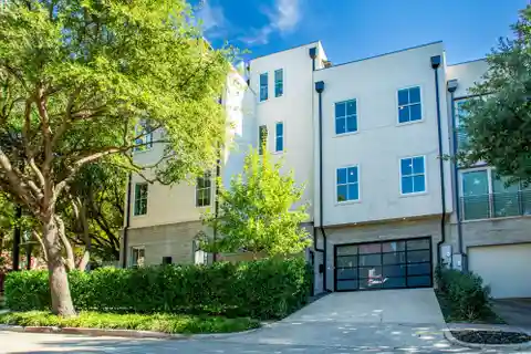 Architectural Townhome with Skyline Views and Zen Garden