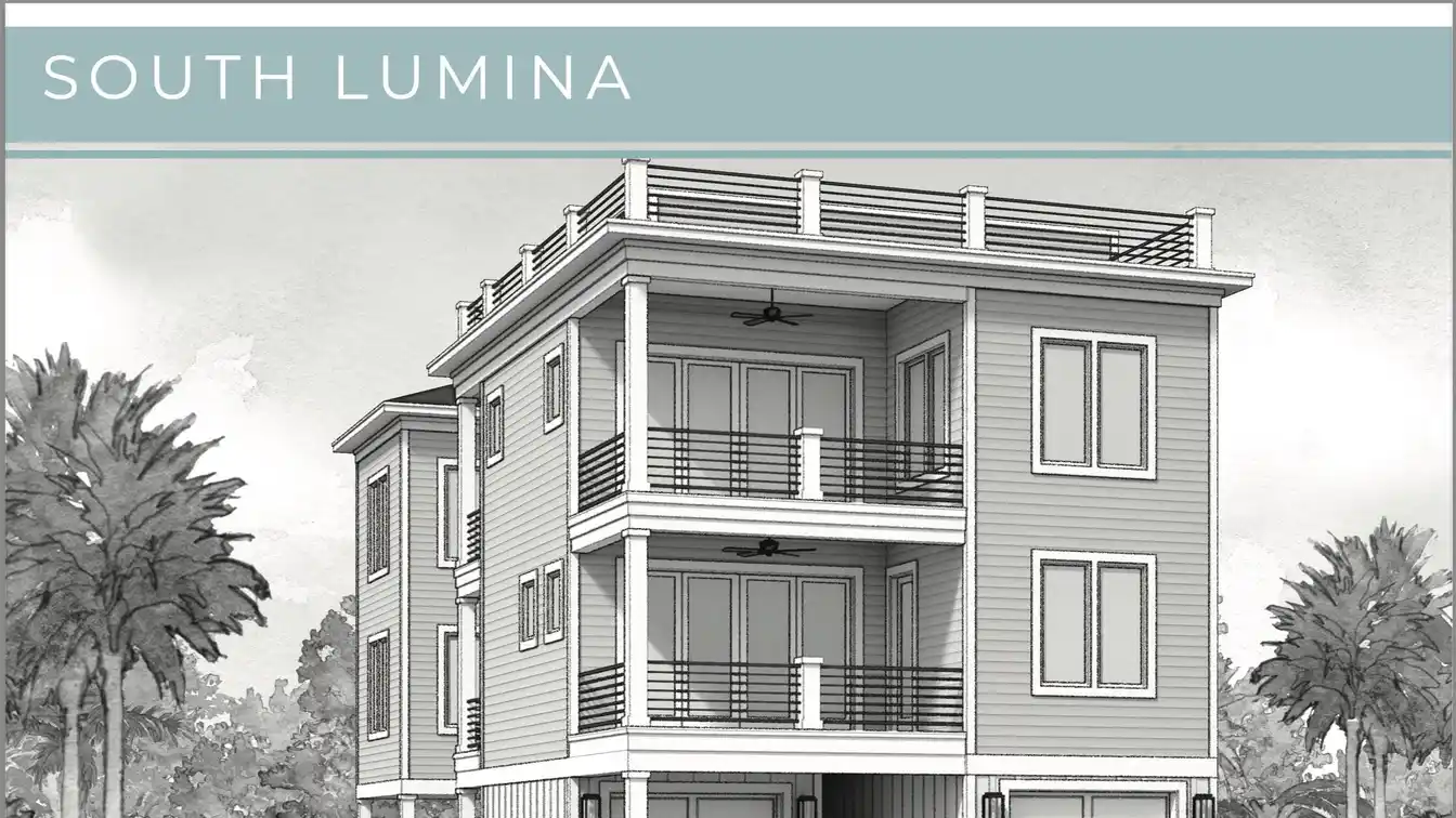Proposed Custom Home Steps from the Beach