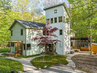 Modern Retreat on Seven-plus Wooded Acres