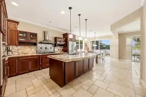 Gourmet Kitchen with Granite Island, Kitchenaid Appliances