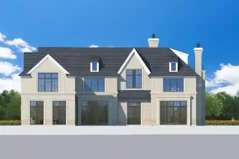 New Lakefront Magnificent Transitional Home