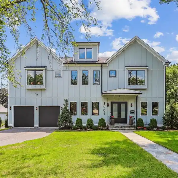 MASTERFUL MODERN FARMHOUSE IN COVETED CHEVY CHASE LOCATION