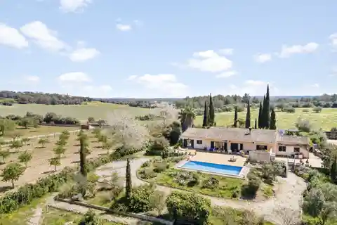 Dreamlike Finca Surrounded by Mediterranean Nature in Biniali