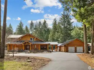 Log Home on Six Acres