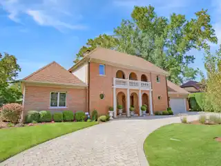 Mediterranean Mansion with Circular Drive and Gourmet Kitchen