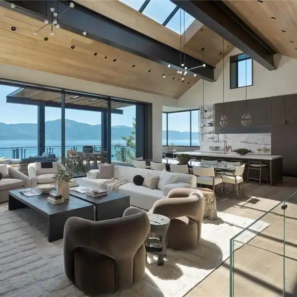 NEW LAKEFRONT CONSTRUCTION ON CRYSTAL BAY