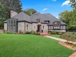 Exquisite European Home with Koi Pond