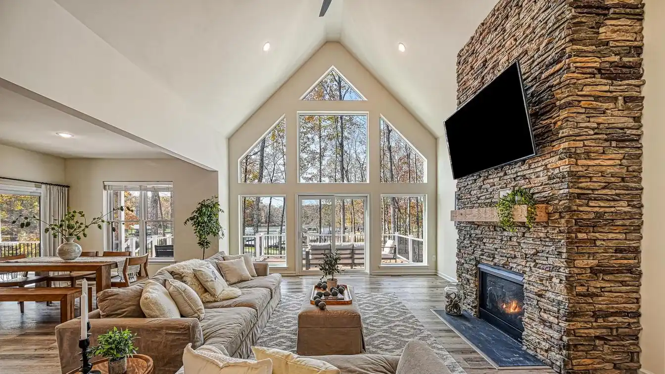 Custom Five Bedroom Home on the Private Side of Lake Anna