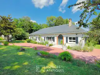 Single Story House with Two Independent Studios and Garden