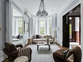 Elegant Crown Heights Townhouse with Lush Backyard