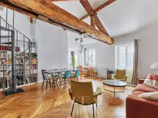 Unique Top-Floor Apartment with Mezzanine Study