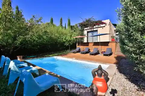 Contemporary Sea View Home with Pool