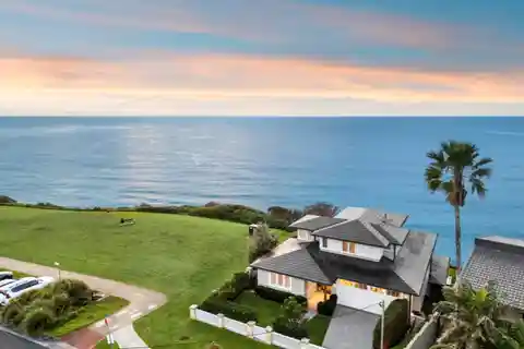 Architectural Coastal Masterpiece with Heated Mineral Lap Pool