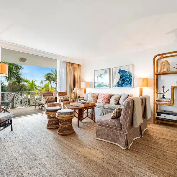 ELEGANT LIVING WITH SUNLIT INTERIORS