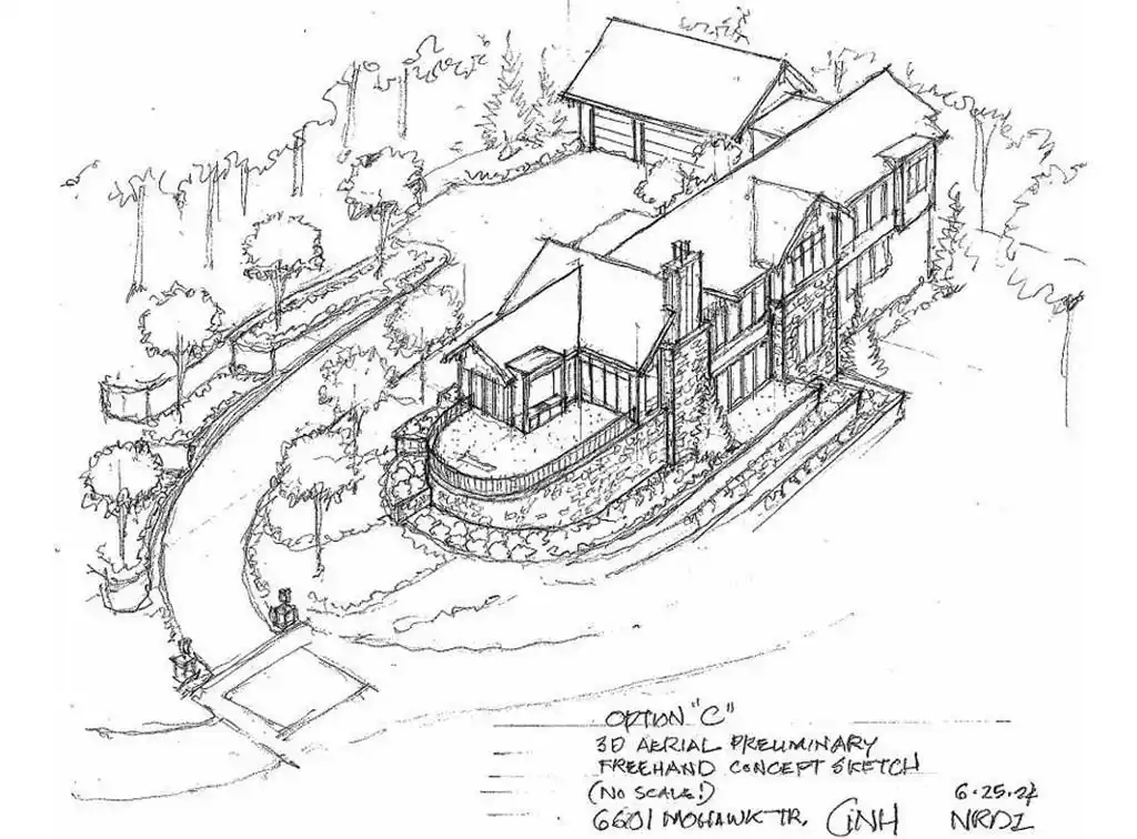 New Construction on a Wooded Acre