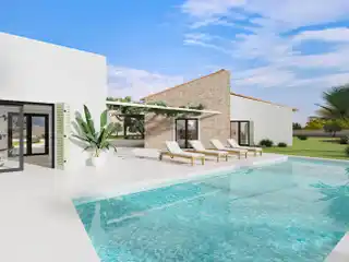 Newly Built Finca Situated on a Generous Plot in Portol